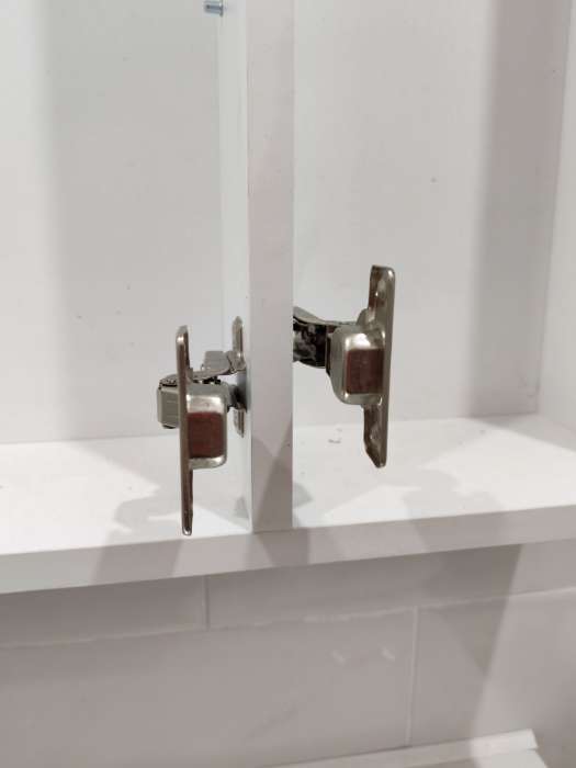 Фотография покупателя товара Зеркало - шкаф для ванной комнаты, 750×150×700 мм, цвет белый - Фото 2