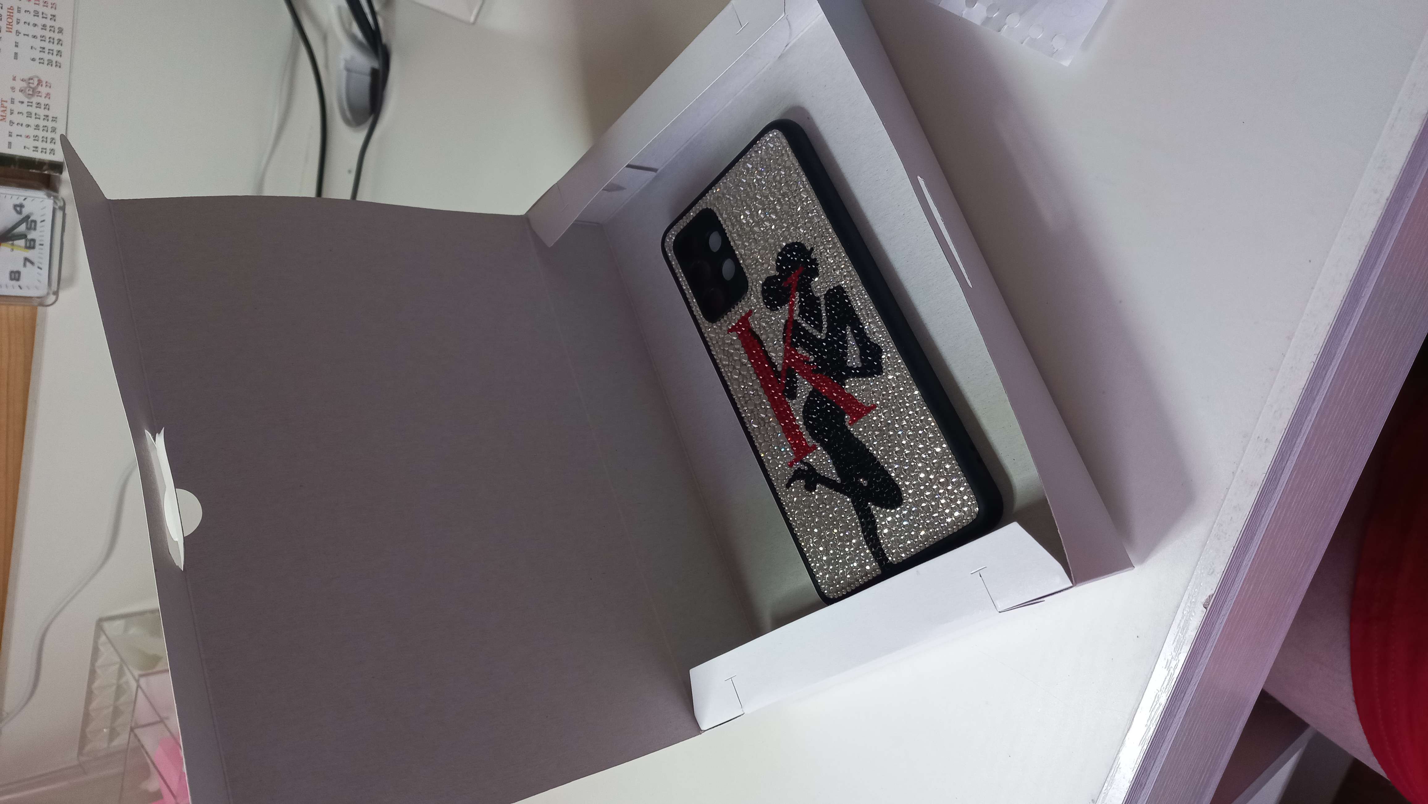 Фотография покупателя товара Коробка с замком, белая, 21 х 14,5 х 4 см - Фото 1