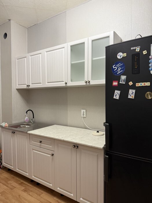 Фотография покупателя товара Кухня прямая «Хозяюшка», со столешницей, 1500×600 мм, цвет трюфель - Фото 2