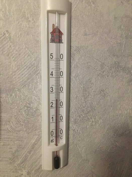 Фотография покупателя товара Термометр, градусник комнатный для измерения температуры воздуха, от 0°С до +50°С, 22 х 4 см - Фото 9