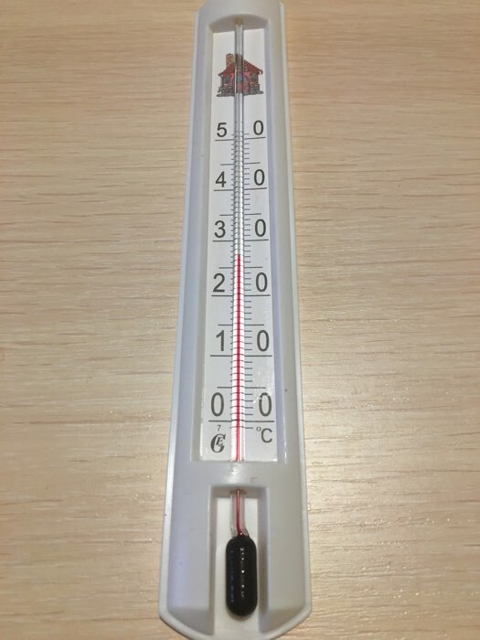 Фотография покупателя товара Термометр, градусник комнатный для измерения температуры воздуха, от 0°С до +50°С, 22 х 4 см - Фото 11
