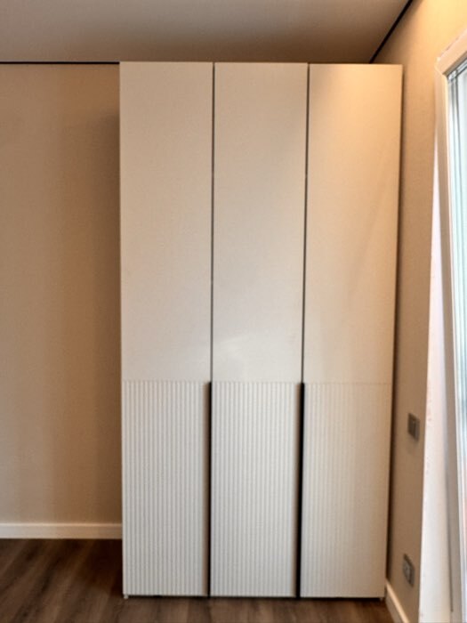 Фотография покупателя товара Шкаф четырёхстворчатый «Марвэл», 1600×508×2400 мм, цвет браш графит/графит - Фото 3