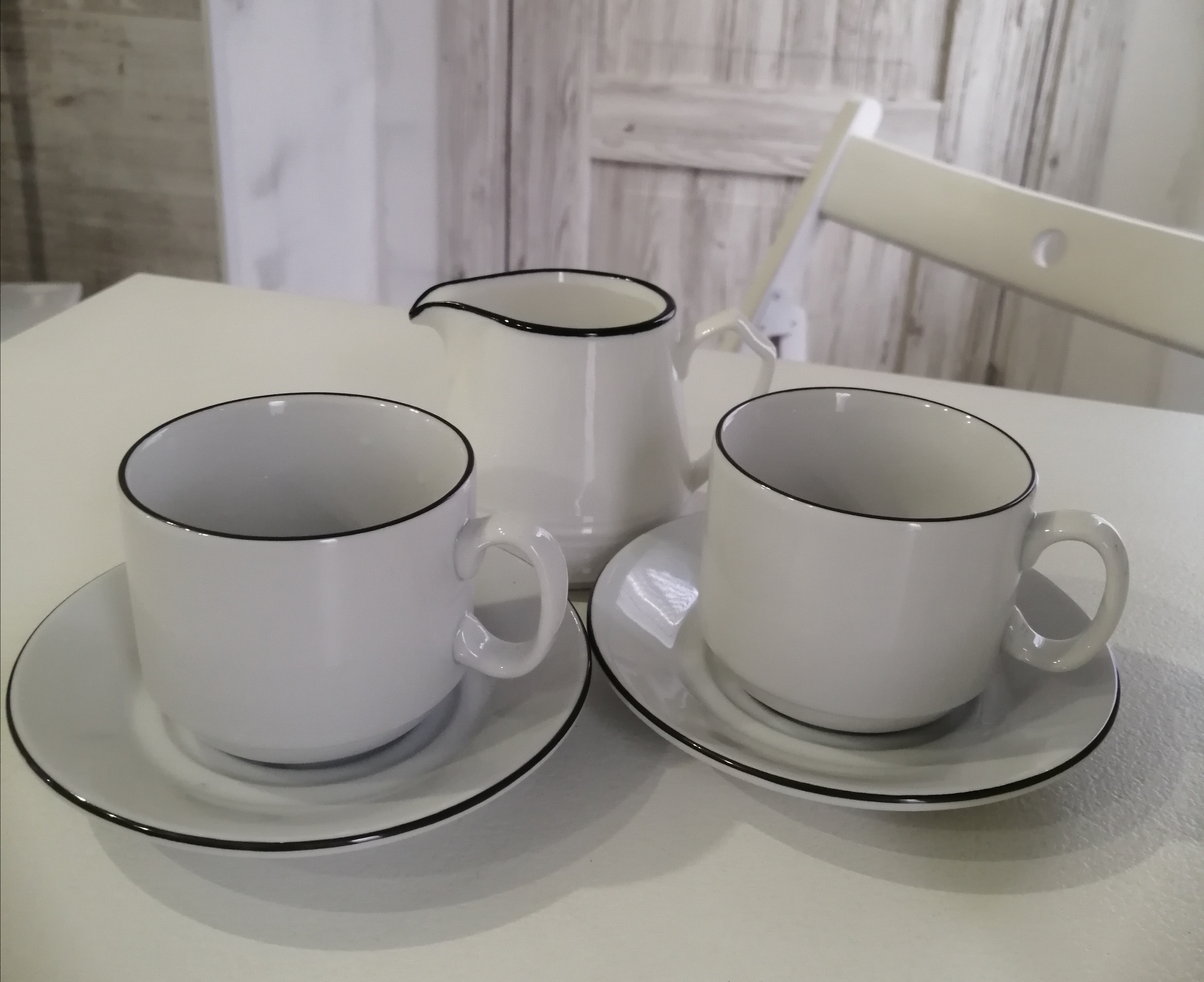 Фотография покупателя товара Чайная пара фарфоровая «Экспресс», чашка 220 мл, блюдце d=14 см - Фото 2