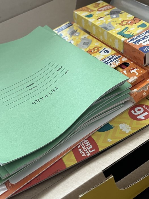 Фотография покупателя товара Набор первоклассника, 42 предмета, Calligrata «Школа», в картонной коробке - Фото 12