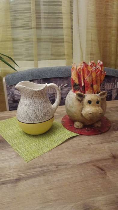 Фотография покупателя товара Кувшин Керамика ручной работы «Крошка»,1.5 л, 1 сорт, синий, Иран - Фото 1