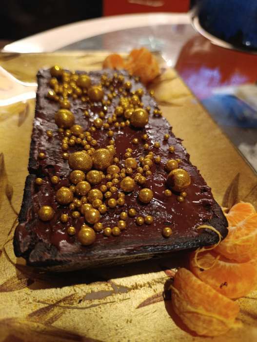 Фотография покупателя товара Посыпка кондитерская с мягким центром «Блеск», золото, 50 г