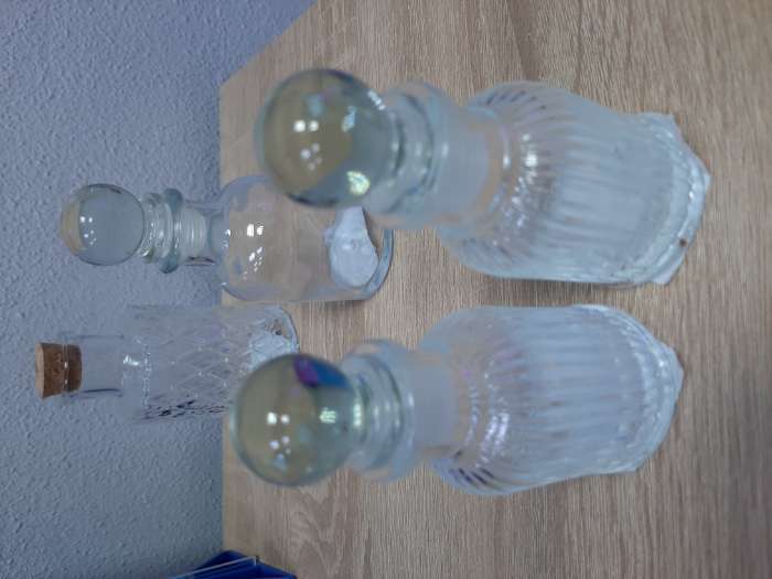 Фотография покупателя товара Банка для сыпучих Доляна «Афина», 40 мл, 4.2×10 см, стекло, прозрачная - Фото 4