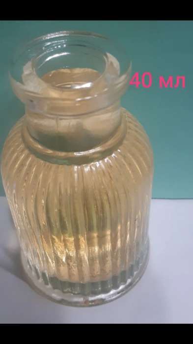 Фотография покупателя товара Банка для сыпучих Доляна «Афина», 40 мл, 4.2×10 см, стекло, прозрачная - Фото 1