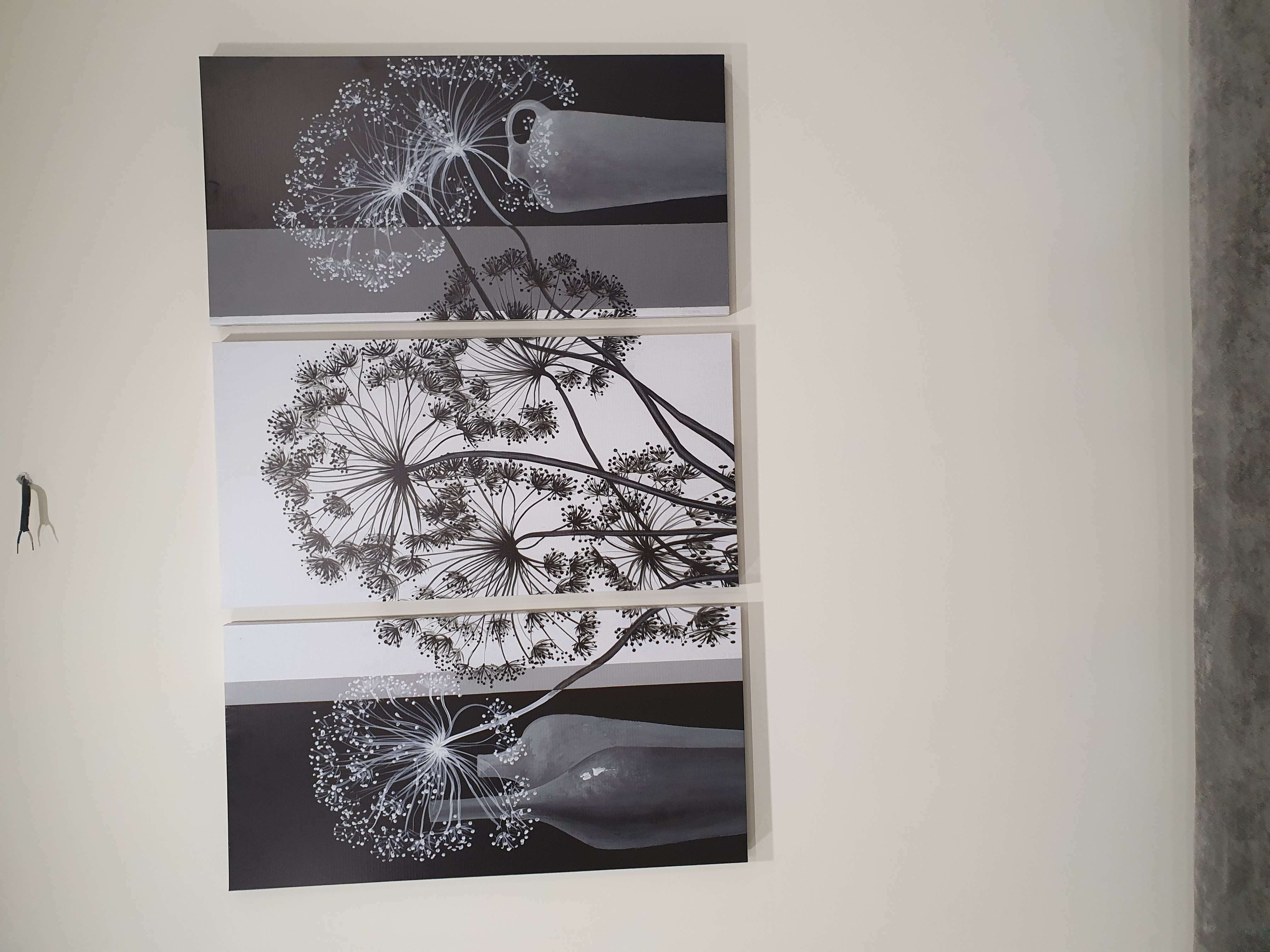 Фотография покупателя товара Картина модульная на подрамнике "Воздушный цветок" 99x65 см. (3-33х65) - Фото 3