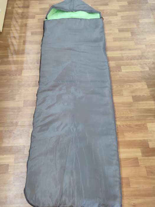 Фотография покупателя товара Спальный мешок Maclay, 3-слойный, с капюшоном, 225 х 70 см, не ниже 0 С - Фото 2