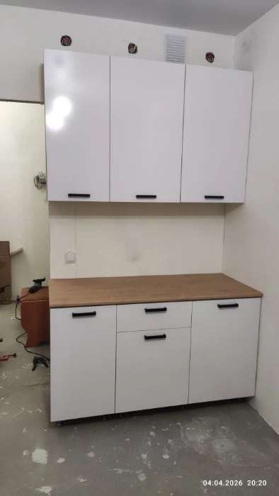 Фотография покупателя товара Кухонный гарнитур угловой «Рио» New, 1600×2000 мм, цвет бетон свет/бетон тёмный/графит/кастилло - Фото 18