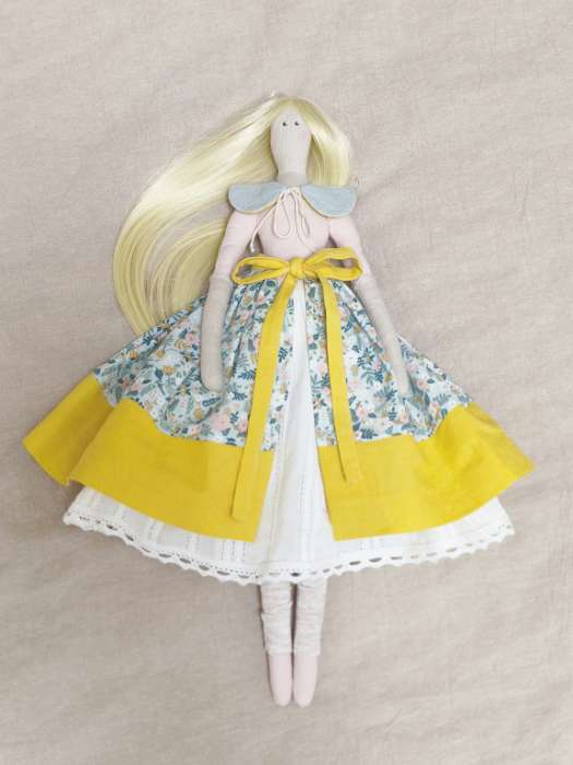 Фотография покупателя товара Волосы - тресс для кукол «Прямые» длина волос: 25 см, ширина: 100 см, цвет № 613 - Фото 1