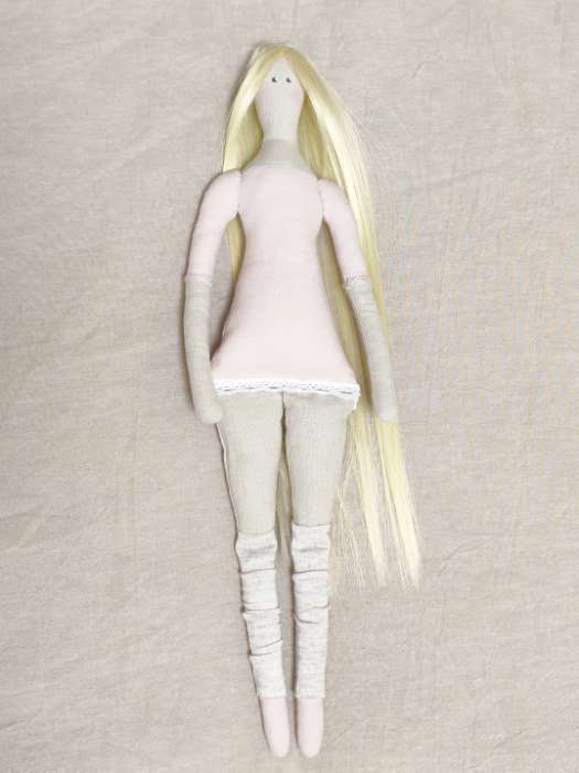 Фотография покупателя товара Волосы - тресс для кукол «Прямые» длина волос: 25 см, ширина: 100 см, цвет № 613 - Фото 4