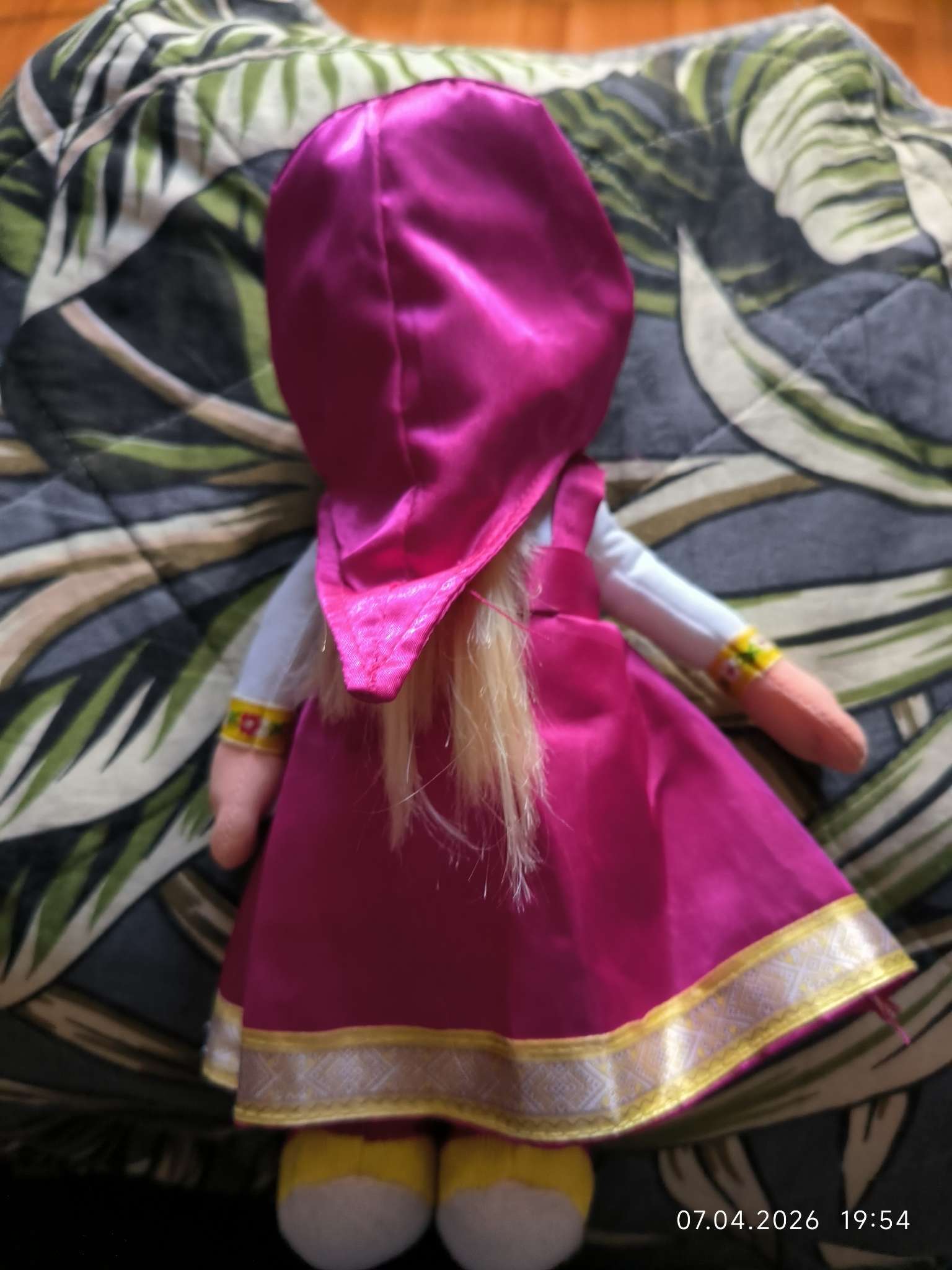 Фотография покупателя товара Мягкая музыкальная игрушка «Маша», 30 см - Фото 4