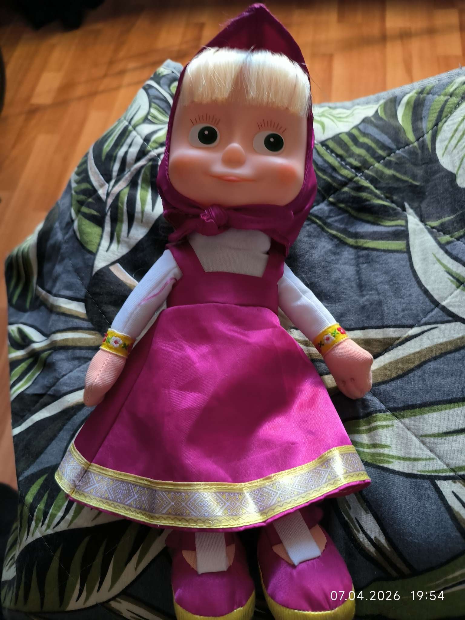 Фотография покупателя товара Мягкая музыкальная игрушка «Маша», 30 см - Фото 5