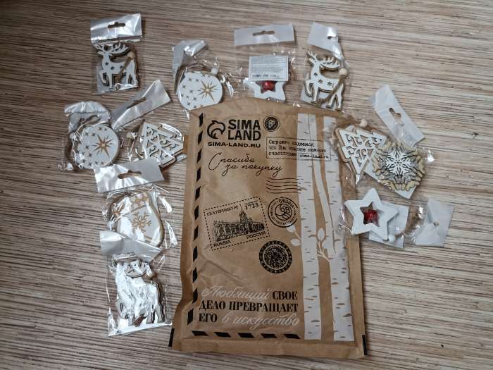 Фотография покупателя товара Елочная игрушка Лесная мастерская «Новогодняя варежка» - Фото 1