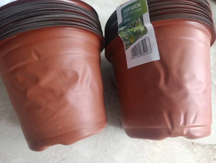 Фотография покупателя товара Горшок для рассады, 500 мл, d=11 см, h=8 см, мягкий пластик, терракот, Greengo - Фото 44