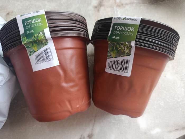 Фотография покупателя товара Горшок для рассады, 500 мл, d=11 см, h=8 см, мягкий пластик, терракот, Greengo - Фото 45