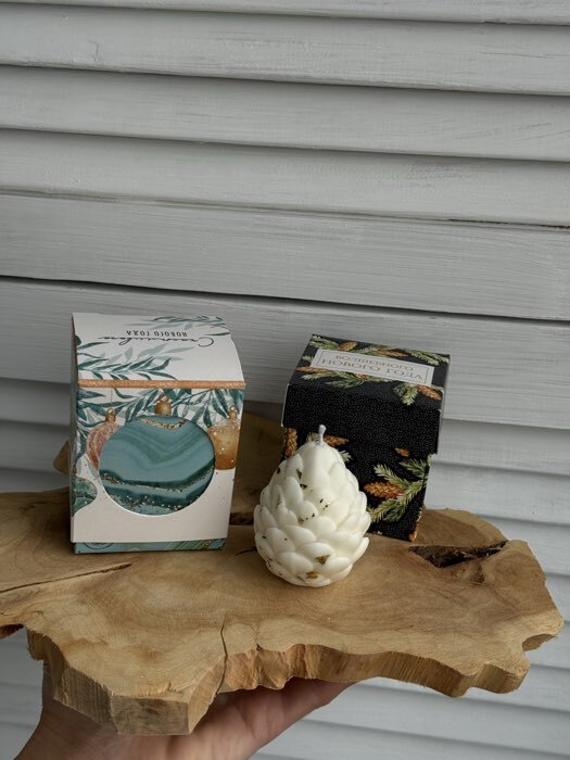 Фотография покупателя товара Бонбоньерка новогодняя «Волшебного Нового года», 6.5×6.5×6.5 см - Фото 2