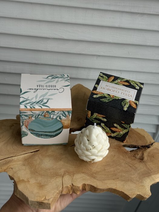 Фотография покупателя товара Бонбоньерка новогодняя «Волшебного Нового года», 6.5×6.5×6.5 см - Фото 1