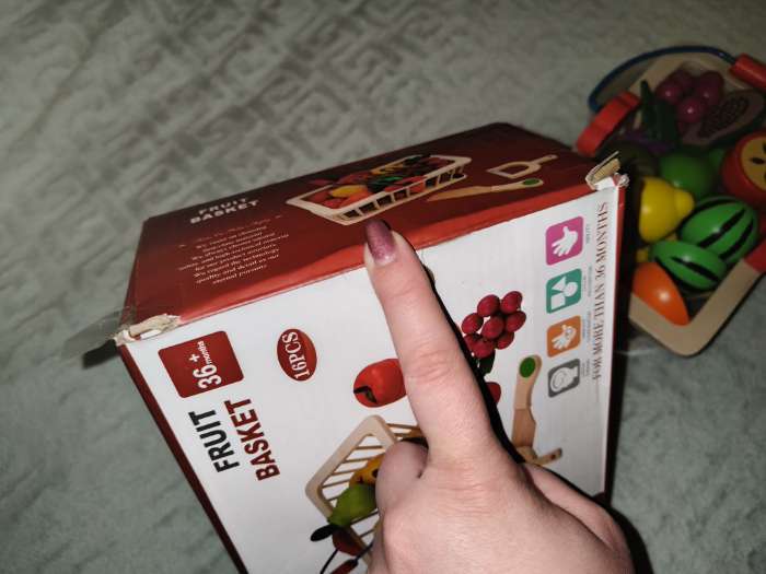 Фотография покупателя товара Игровой набор «Корзина с фруктами», 16 продуктов - Фото 5