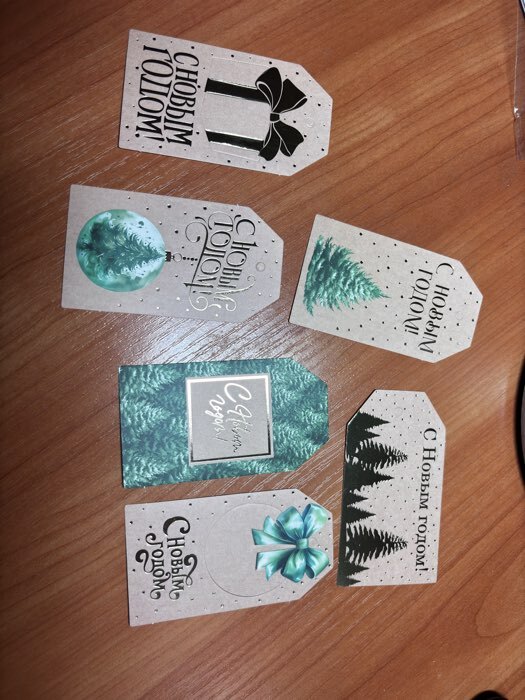 Фотография покупателя товара Шильдик декоративный в наборе «Крафтовый», 5×9 см, тиснение - Фото 2