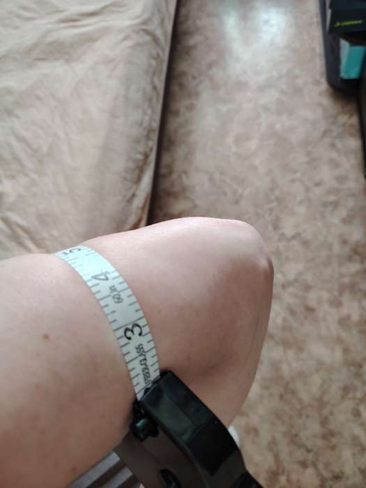 Фотография покупателя товара Рулетка для измерения объёмов тела портновская, 150 см (снаружи дюймы, внутри см), чёрная - Фото 4