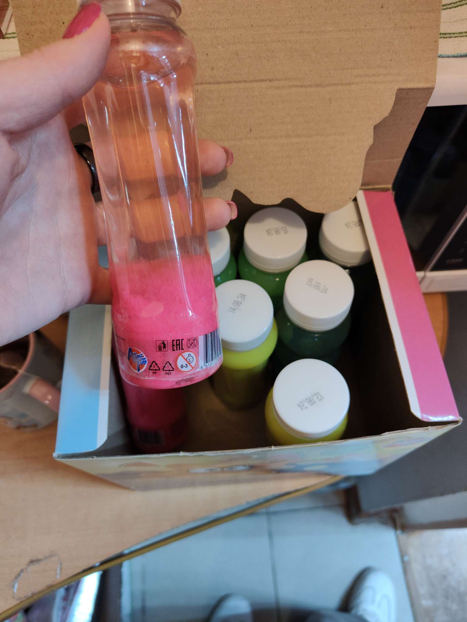 Фотография покупателя товара Лизун «Весёлый», 240 г, цвет МИКС - Фото 1