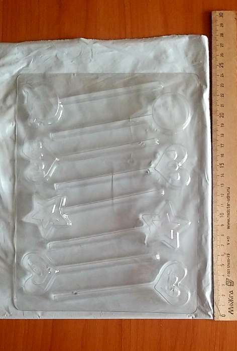 Фотография покупателя товара Форма для шоколада и конфет «Пони», 5 ячеек, 24×18.5×1 см, прозрачная - Фото 6