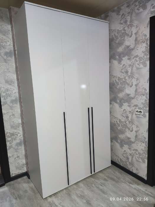 Фотография покупателя товара Шкаф двухстворчатый «Норд», 800×510×2236 мм, цвет дуб крафт белый - Фото 1