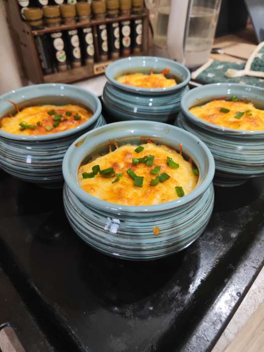 Фотография покупателя товара Горшочек для запекания фарфоровый Punto bianca, 500 мл - Фото 2