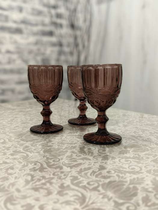 Фотография покупателя товара Бокалы для вина Magistro «Ла-Манш», 250 мл, набор 2 шт., стекло, розовые - Фото 1