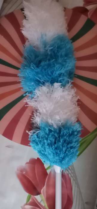 Фотография покупателя товара Щётка для пыли Доляна «Небо», микрофибра, 61×5 см - Фото 1