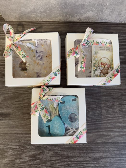 Фотография покупателя товара Коробка складная, белая, с окном, 26×15×4 см - Фото 7