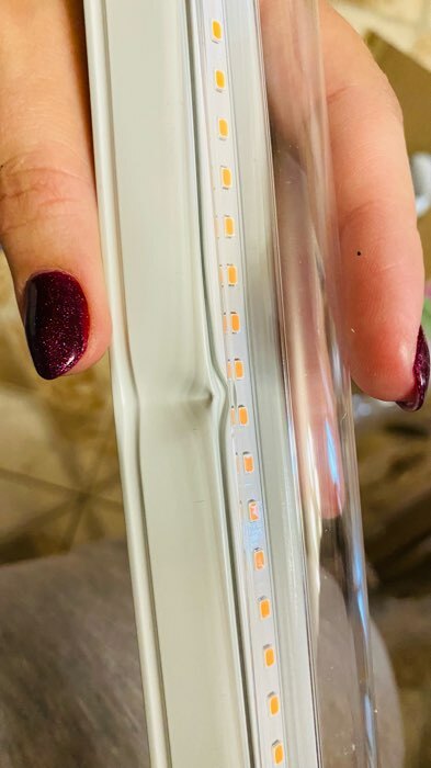 Фотография покупателя товара Фитосветильник светодиодный Uniel, 24 Вт, 872 мм, IP 40, 220 В, для рассады, белый - Фото 4