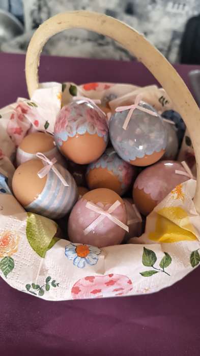 Фотография покупателя товара Набор для украшения яиц «Нежность» на пасху, 9×16 см - Фото 1