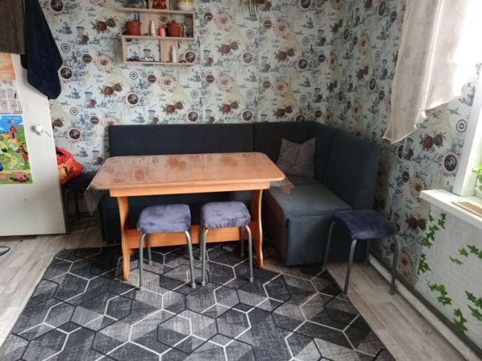 Фотография покупателя товара Кухонный угол «Призма Ровная», ткань вивальди 14, цвет светло-серый - Фото 1