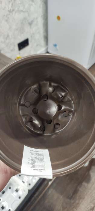 Фотография покупателя товара Горшок для рассады, 500 мл, d=11 см, h=8 см, мягкий пластик, терракот, Greengo - Фото 3