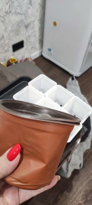 Фотография покупателя товара Горшок для рассады, 500 мл, d=11 см, h=8 см, мягкий пластик, терракот, Greengo - Фото 4