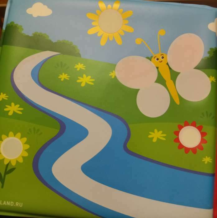 Фотография покупателя товара Книжка - игрушка для ванны «Рисуем пальчиками: окружающий мир», водная раскраска, Крошка Я - Фото 11