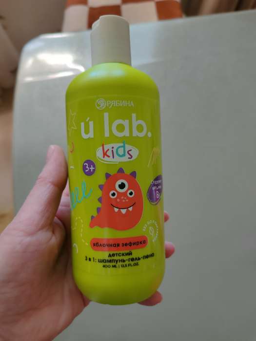 Фотография покупателя товара Детский шампунь-гель-пена 3в1 «Монстрики», 400 мл, аромат шипучая кола, ULAB - Фото 1
