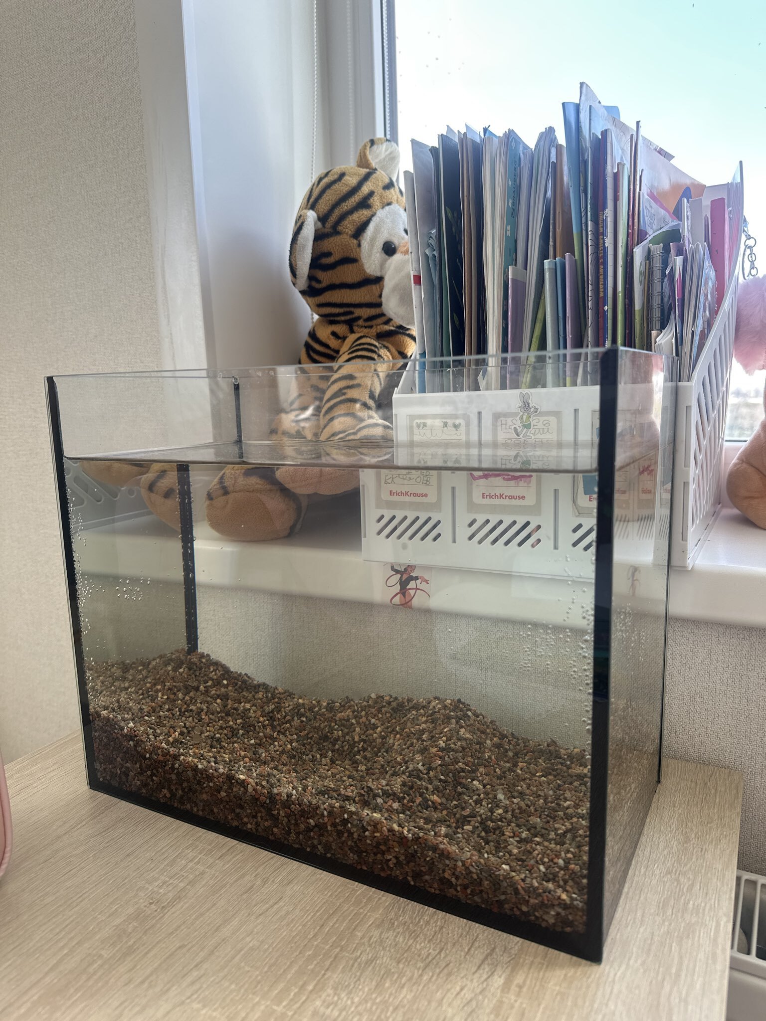 Фотография покупателя товара Аквариум «Прямоугольный» без крышки, 20 литров, 36×19×29 см - Фото 1