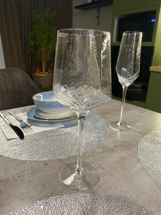 Фотография покупателя товара Набор бокалов из стекла для вина Magistro «Дарио», 500 мл, 10×25 см, 6 шт, цвет прозрачный - Фото 1