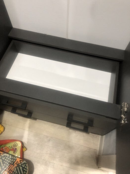 Фотография покупателя товара Шкаф прямой двухстворчатый «Дуэт», 2 ящика, с зеркалом, 800×480×2200 мм, цвет графит - Фото 142