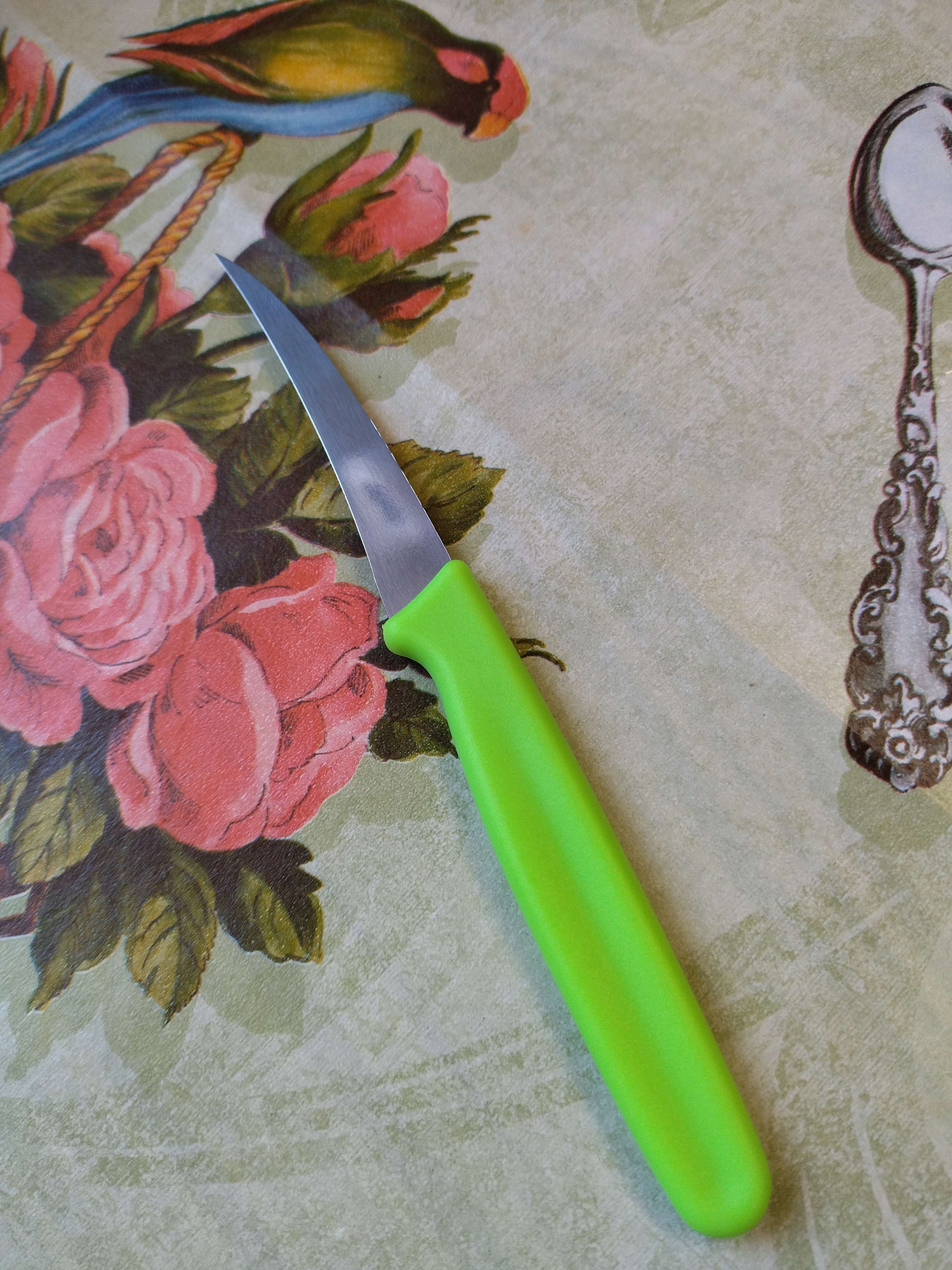 Фотография покупателя товара Нож для чистки овощей «Эконом», лезвие 7,3 см, цвет МИКС - Фото 1