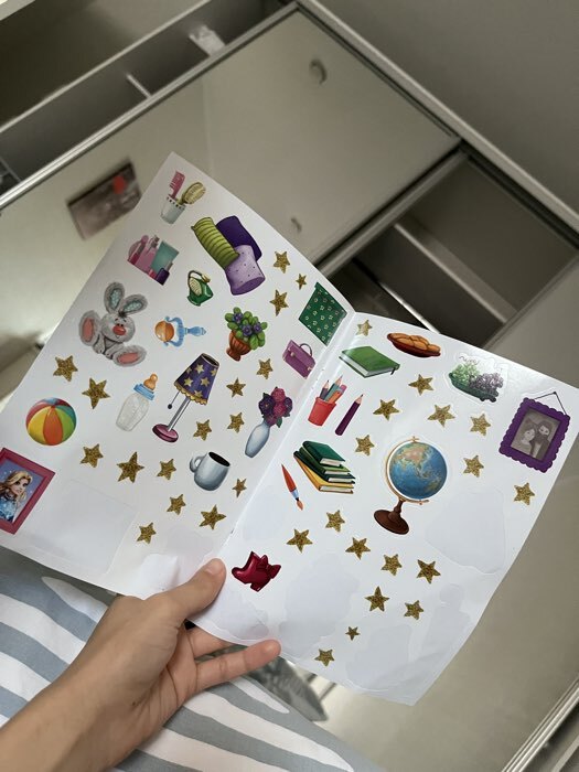 Фотография покупателя товара Наклейки «Наряди куколку. Сестрёнки», 12 стр. - Фото 4