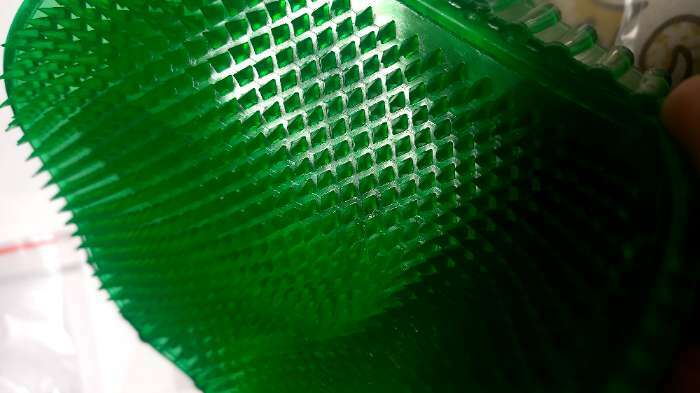 Фотография покупателя товара Массажёр антицеллюлитный «Чудо-варежка», с подвесом, цвет МИКС - Фото 13