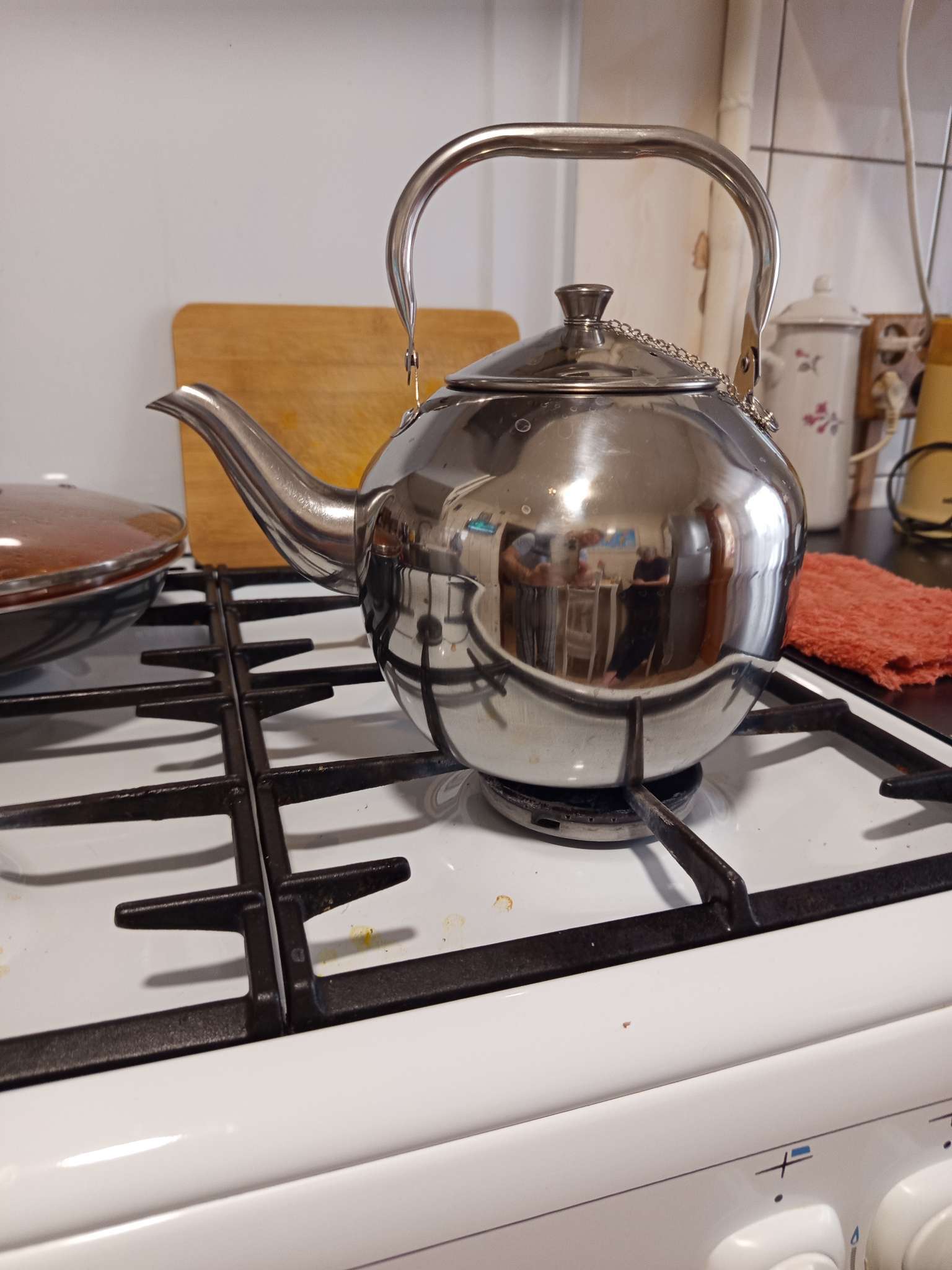 Фотография покупателя товара Заварочный чайник «Аркадий», 3 л, нержавеющая сталь, хромированный - Фото 1