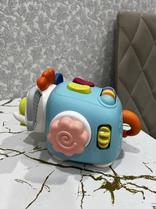Фотография покупателя товара Развивающая игрушка IQ-ZABIAKA «Слоник Бу-Бу», 1+ - Фото 2