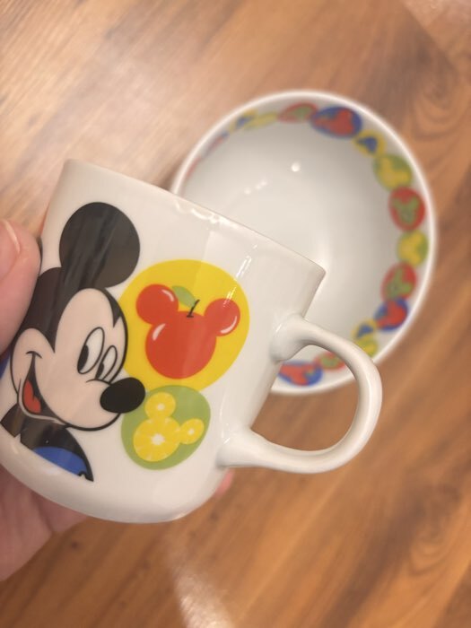 Фотография покупателя товара Подарочный набор посуды керамической: 2 предмета: тарелка, кружка «Микки», Микки Маус и его друзья - Фото 2